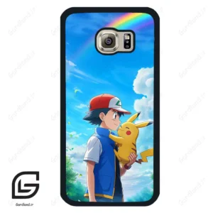 قاب گوشی سامسونگ اس 6 (Galaxy S6 ) طرح پیکاچو کد 2839