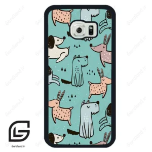 قاب گوشی سامسونگ اس 6 اج (Galaxy S6 EDGE) طرح حیوانات کد 2000