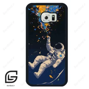 قاب گوشی سامسونگ اس 6 اج (Galaxy S6 EDGE ) طرح فضانورد کد 2003