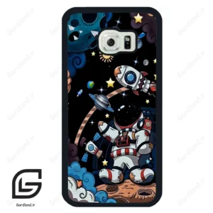 قاب گوشی سامسونگ اس 6 اج (Galaxy S6 EDGE ) طرح فضانورد کد 2007