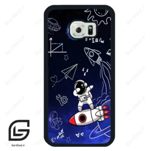 قاب گوشی سامسونگ اس 6 اج (Galaxy S6 EDGE ) طرح فضانورد کد 2012