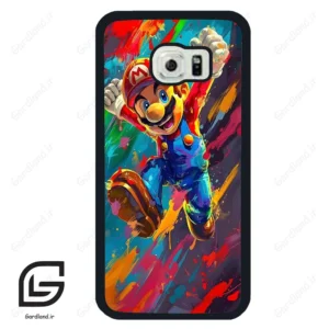 قاب گوشی سامسونگ اس 6 اج (Galaxy S6 EDGE ) طرح سوپرماریو کد 2016