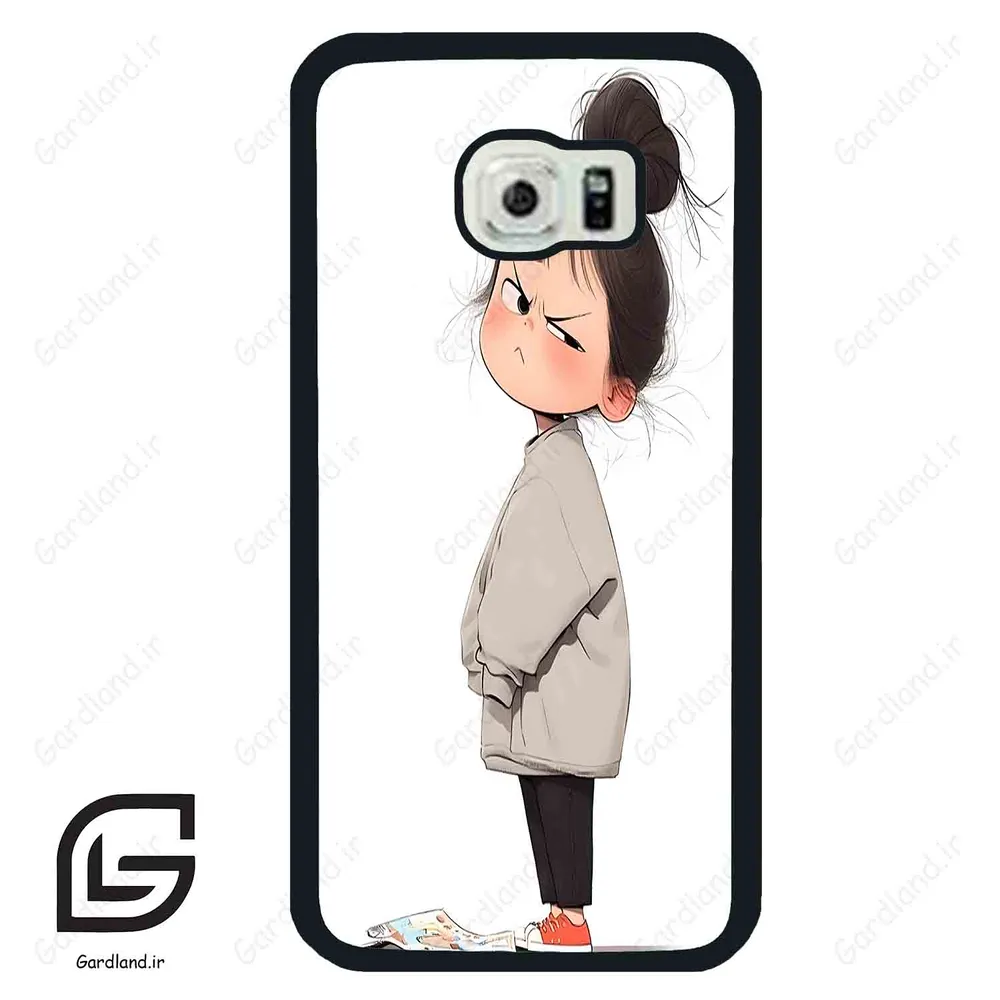 قاب گوشی سامسونگ اس 6 اج (Galaxy S6 EDGE ) طرح دخترانه کد 2022