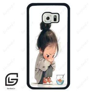 قاب گوشی سامسونگ اس 6 اج (Galaxy S6 EDGE ) طرح دخترانه کد 2028