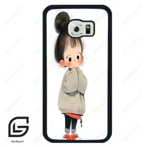 قاب گوشی سامسونگ اس 6 اج (Galaxy S6 EDGE ) طرح دخترانه کد 2030