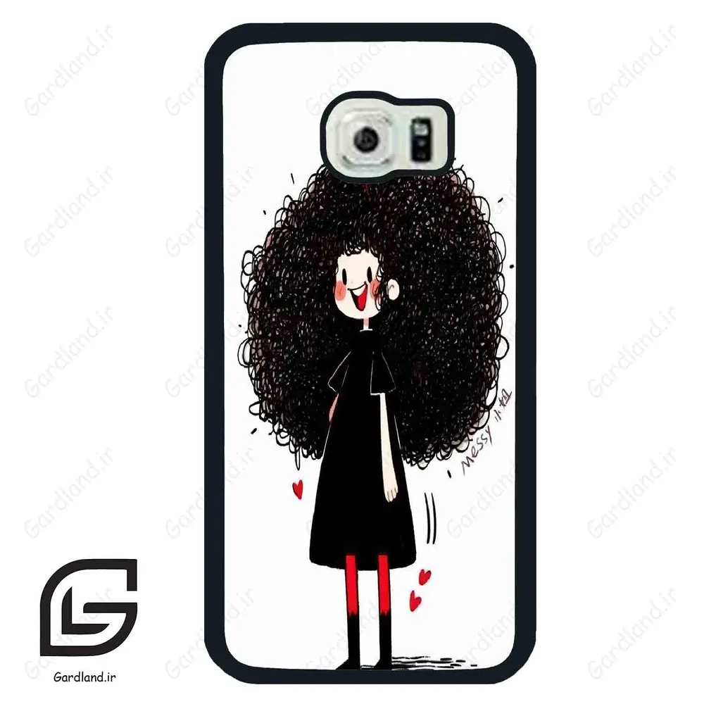 قاب گوشی سامسونگ اس 6 اج (Galaxy S6 EDGE ) طرح دخترانه کد 2031