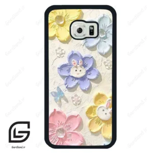 قاب گوشی سامسونگ اس 6 اج (Galaxy S6 EDGE ) طرح گل کد 2046