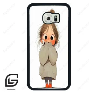 قاب گوشی سامسونگ اس 6 اج (Galaxy S6 EDGE ) طرح دخترانه کد 2054