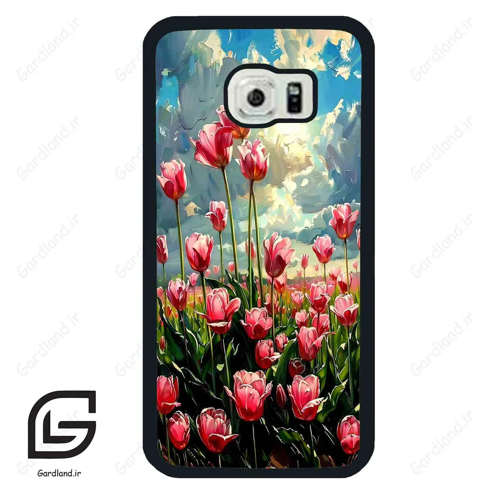 قاب گوشی سامسونگ اس 6 اج (Galaxy S6 EDGE ) طرح گل کد 2055