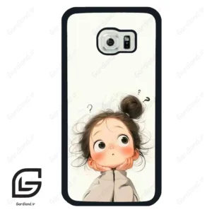 قاب گوشی سامسونگ اس 6 اج (Galaxy S6 EDGE ) طرح دخترانه کد 2056