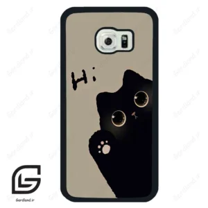 قاب گوشی سامسونگ اس 6 اج (Galaxy S6 EDGE ) طرح گربه کد 2059