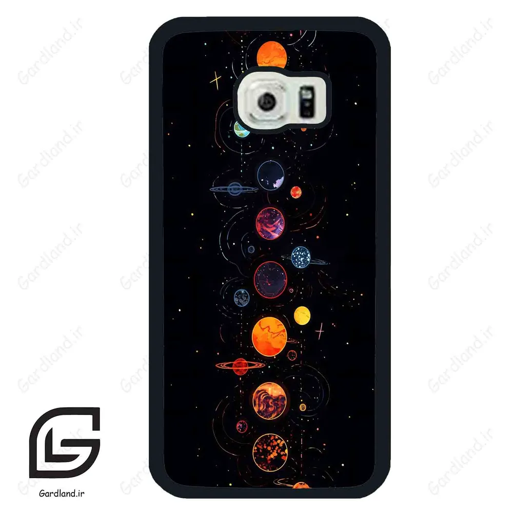 قاب گوشی سامسونگ اس 6 اج (Galaxy S6 EDGE ) طرح کهکشان کد 2062
