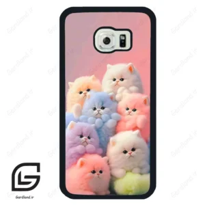 قاب گوشی سامسونگ اس 6 اج (Galaxy S6 EDGE ) طرح گربه کد 2073