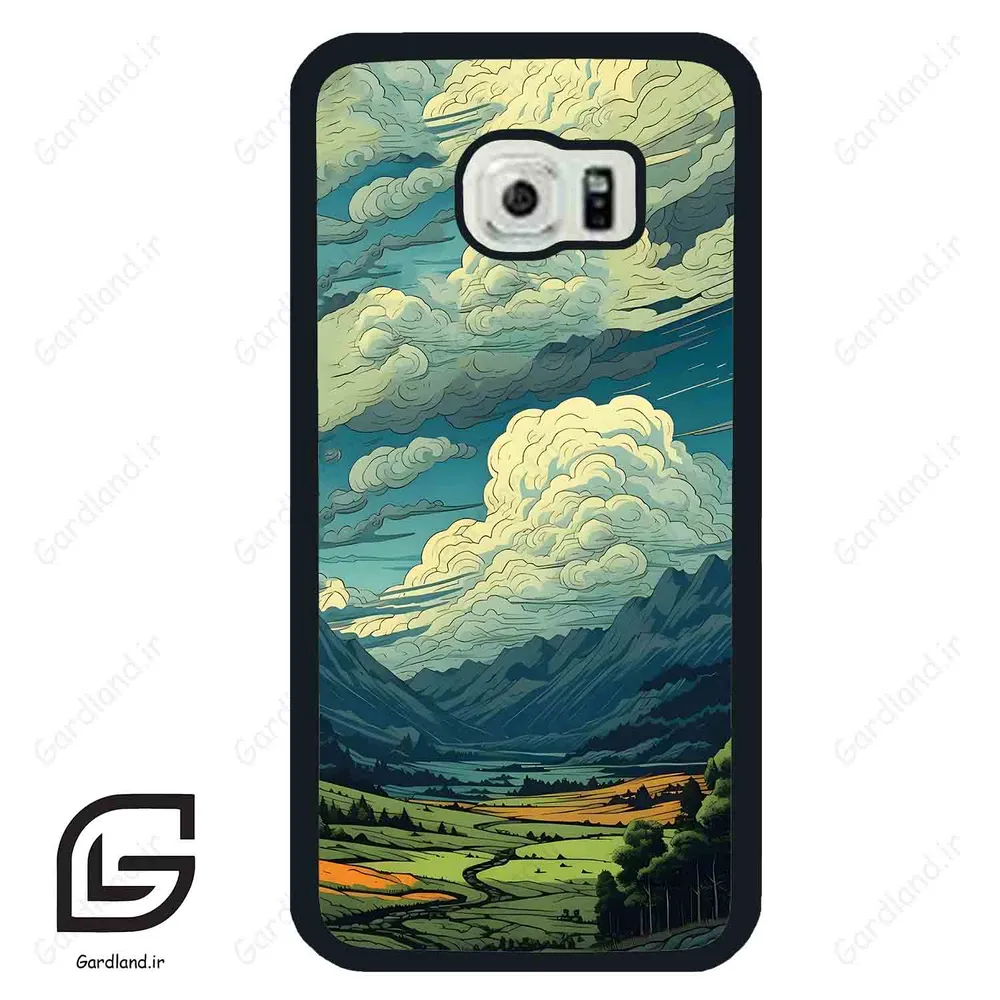 قاب گوشی سامسونگ اس 6 اج (Galaxy S6 EDGE ) طرح طبیعت کد 2074