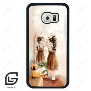 قاب گوشی سامسونگ اس 6 اج (Galaxy S6 EDGE ) طرح دخترانه کد 2078
