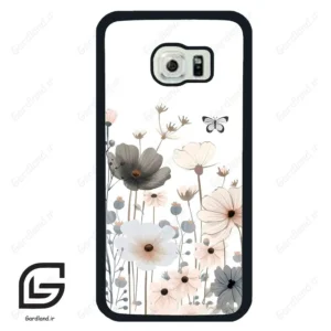 قاب گوشی سامسونگ اس 6 اج (Galaxy S6 EDGE ) طرح گل کد 2081