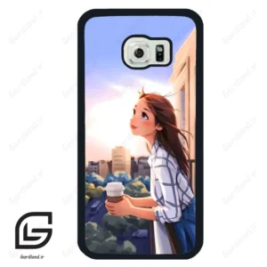 قاب گوشی سامسونگ اس 6 اج (Galaxy S6 EDGE ) طرح دخترانه کد 2086
