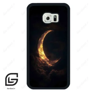 قاب گوشی سامسونگ اس 6 اج (Galaxy S6 EDGE ) طرح ماه کد 2127