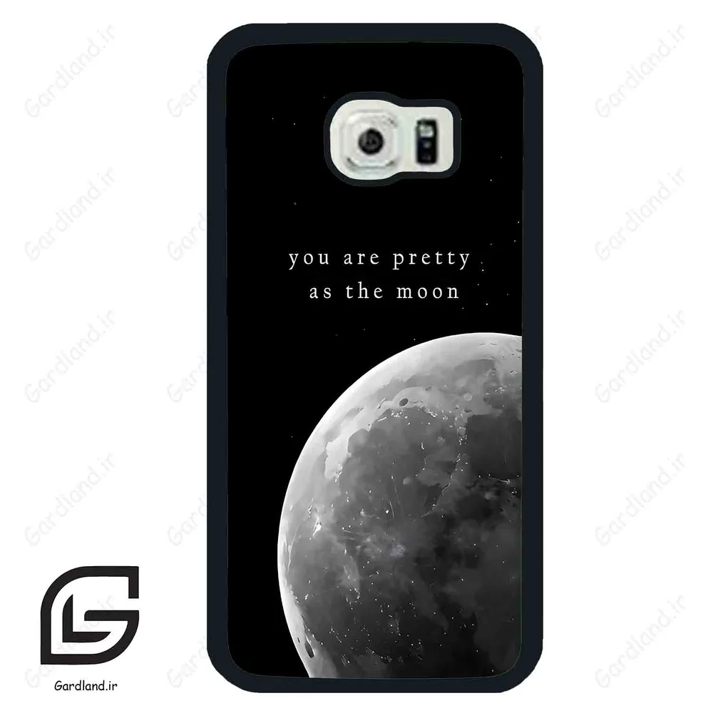 قاب گوشی سامسونگ اس 6 اج (Galaxy S6 EDGE ) طرح ماه کد 2140