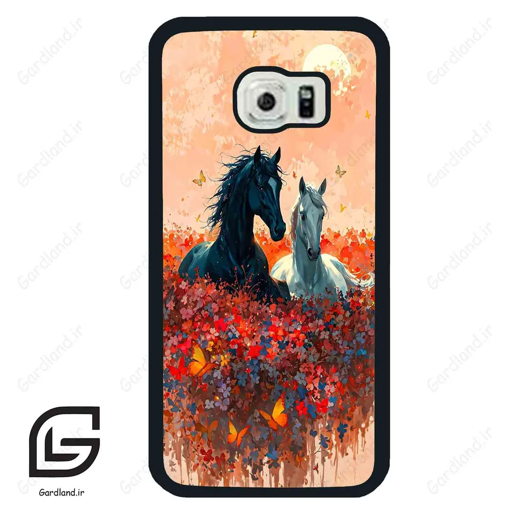 قاب گوشی سامسونگ اس 6 اج (Galaxy S6 EDGE ) طرح اسب کد 2166