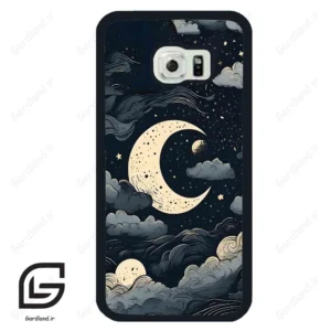 قاب گوشی سامسونگ اس 6 اج (Galaxy S6 EDGE ) طرح ماه کد 2173