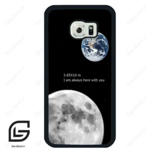 قاب گوشی سامسونگ اس 6 اج (Galaxy S6 EDGE ) طرح ماه کد 2190