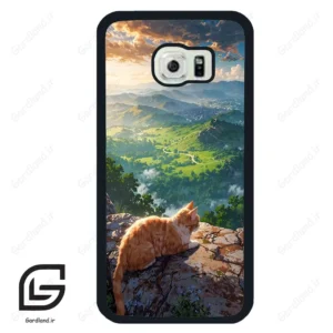 قاب گوشی سامسونگ اس 6 اج (Galaxy S6 EDGE ) طرح گربه کد 2203