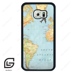 قاب گوشی سامسونگ اس 6 اج (Galaxy S6 EDGE ) طرح نقشه کد 2243