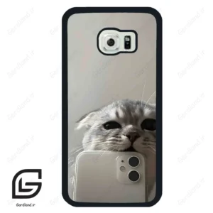 قاب گوشی سامسونگ اس 6 اج (Galaxy S6 EDGE ) طرح گربه کد 2246