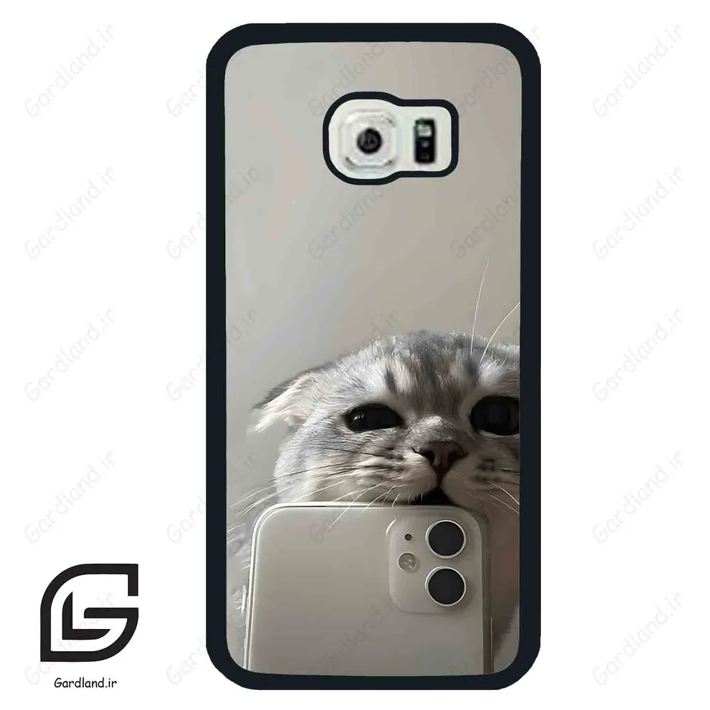 قاب گوشی سامسونگ اس 6 اج (Galaxy S6 EDGE ) طرح گربه کد 2246