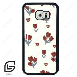 قاب گوشی سامسونگ اس 6 اج (Galaxy S6 EDGE ) طرح گل کد 2252