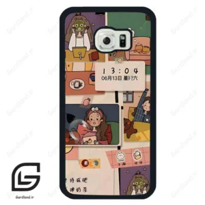 قاب گوشی سامسونگ اس 6 اج (Galaxy S6 EDGE ) طرح دخترانه کد 2254