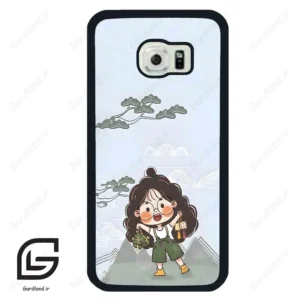 قاب گوشی سامسونگ اس 6 اج (Galaxy S6 EDGE ) طرح دخترانه کد 2263