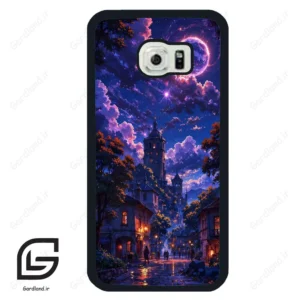 قاب گوشی سامسونگ اس 6 اج (Galaxy S6 EDGE ) طرح اسمان کد 2277