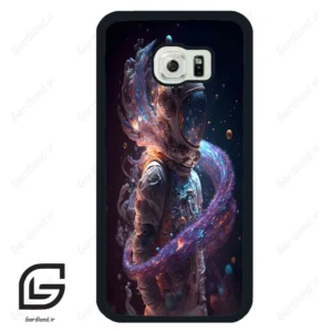 قاب گوشی سامسونگ اس 6 اج (Galaxy S6 EDGE ) طرح فضانورد کد 2291