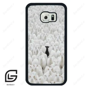 قاب گوشی سامسونگ اس 6 اج (Galaxy S6 EDGE ) طرح گوسفند کد 2296
