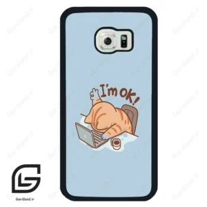 قاب گوشی سامسونگ اس 6 اج (Galaxy S6 EDGE ) طرح گربه کد 2297