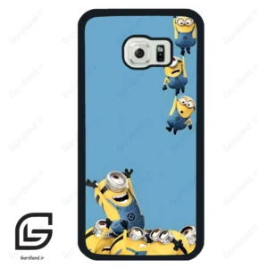 قاب گوشی سامسونگ اس 6 اج (Galaxy S6 EDGE ) طرح مینیون کد 2327