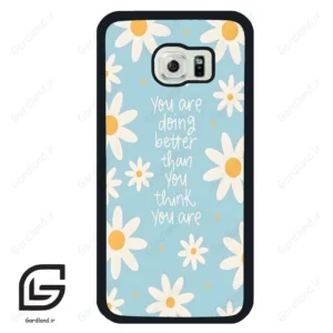 قاب گوشی سامسونگ اس 6 اج (Galaxy S6 EDGE ) طرح نوشته کد 2331