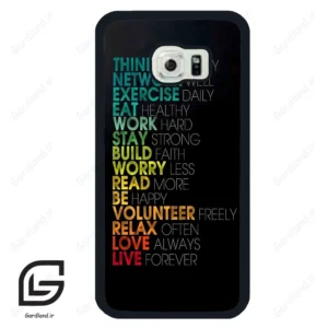 قاب گوشی سامسونگ اس 6 اج (Galaxy S6 EDGE ) طرح متن کد 2332