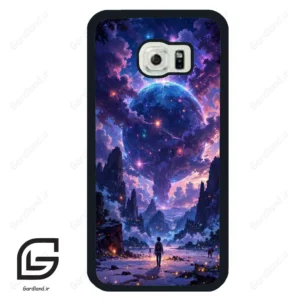 قاب گوشی سامسونگ اس 6 اج (Galaxy S6 EDGE ) طرح ماه کد 2343
