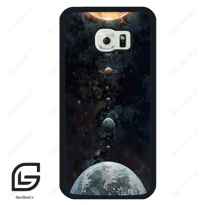 قاب گوشی سامسونگ اس 6 اج (Galaxy S6 EDGE ) طرح کهکشان کد 2350