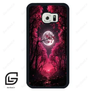 قاب گوشی سامسونگ اس 6 اج (Galaxy S6 EDGE ) طرح ماه کد 2361