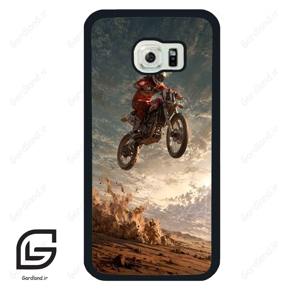 قاب گوشی سامسونگ اس 6 اج (Galaxy S6 EDGE ) طرح موتورسوار کد 2369