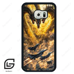 قاب گوشی سامسونگ اس 6 اج (Galaxy S6 EDGE ) طرح گودزیلا کد 2377