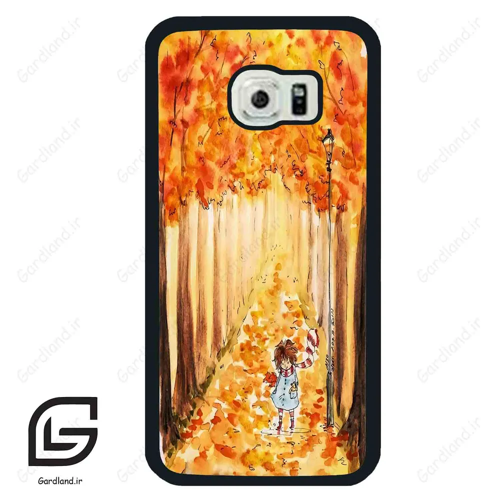 قاب گوشی سامسونگ اس 6 اج (Galaxy S6 EDGE ) طرح پاییزی کد 2386