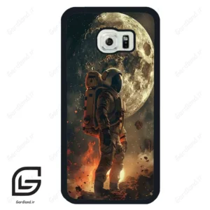 قاب گوشی سامسونگ اس 6 اج (Galaxy S6 EDGE ) طرح فضانورد کد 2388