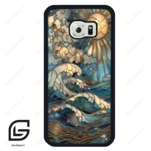 قاب گوشی سامسونگ اس 6 اج (Galaxy S6 EDGE ) طرح شیشه کد 2393