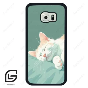 قاب گوشی سامسونگ اس 6 اج (Galaxy S6 EDGE ) طرح گربه کد 2403