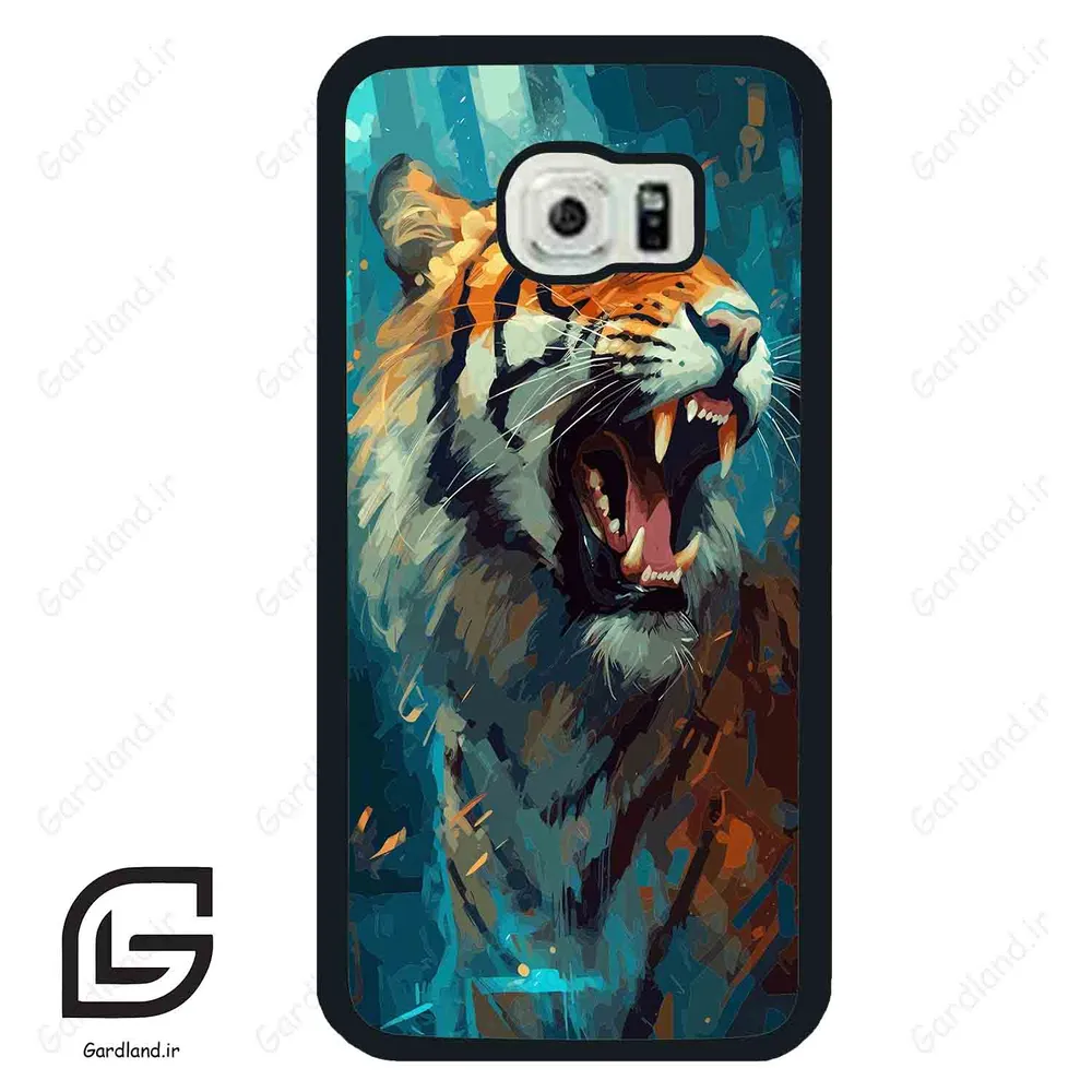 قاب گوشی سامسونگ اس 6 اج (Galaxy S6 EDGE ) طرح ببر کد 2409